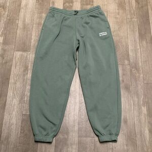 Womens Adidas Originals Linear Baggy Loose Fit Sweatpants Joggers